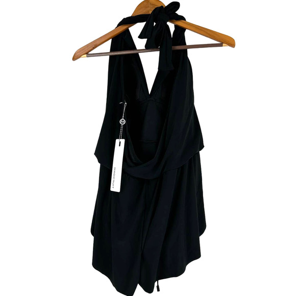 Magicsuit NWT Bianca One Piece Romper Swimsuit Black Size 14 Halter Wireless Bra - Picture 3 of 10